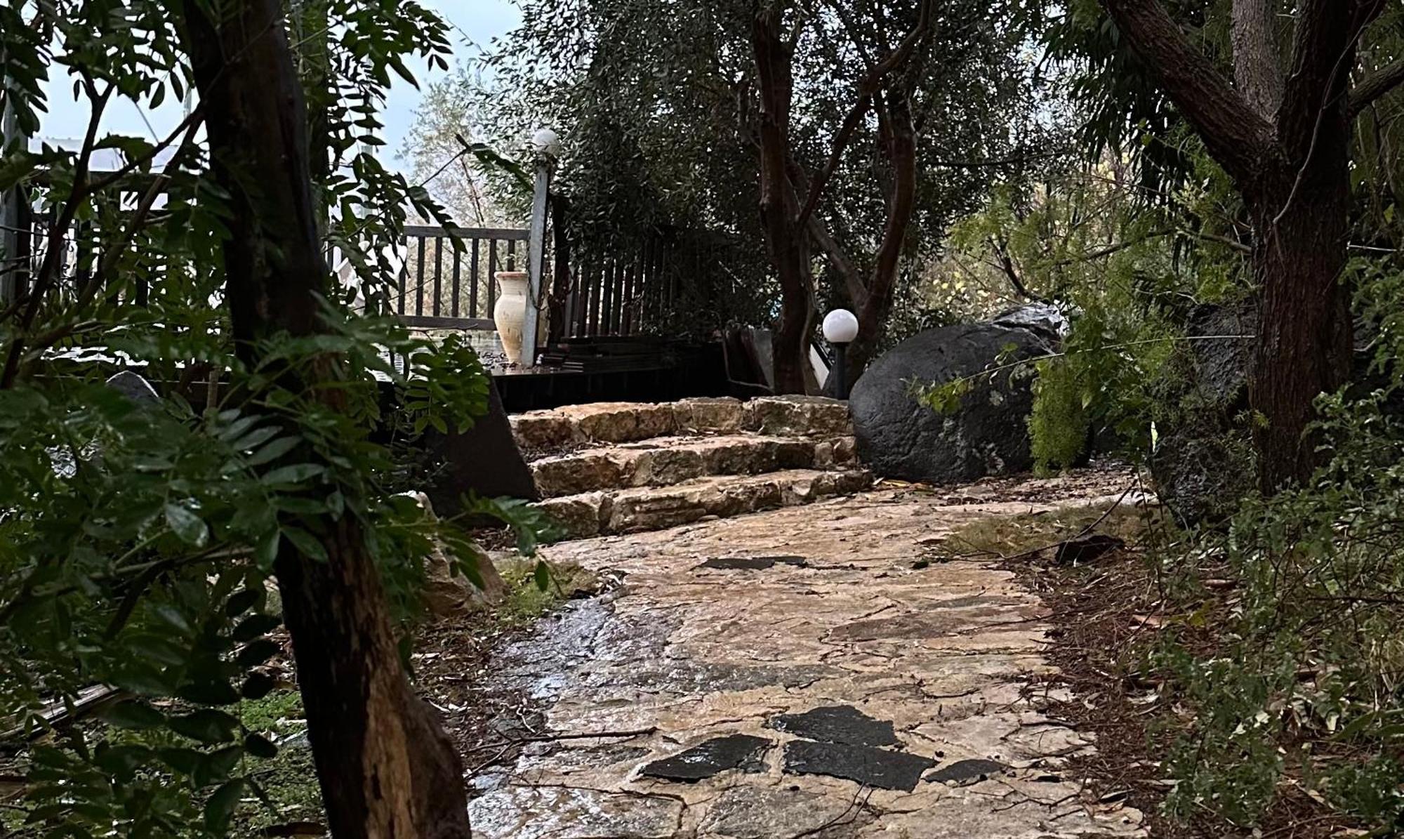 הוילה מעלה גמלא בקצה הכפר מראה חיצוני תמונה